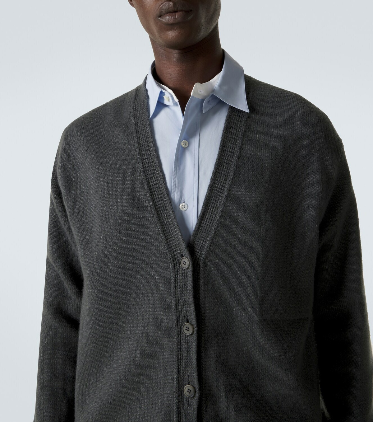 The Row Dine cashmere and linen cardigan