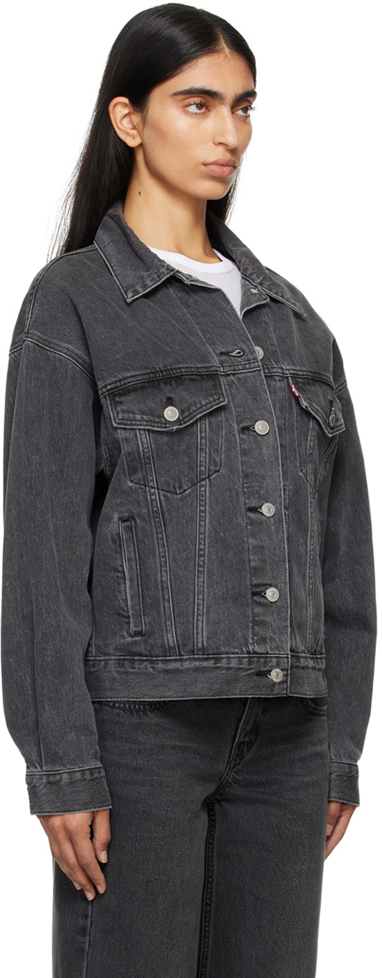 Levi's Black 90s Denim Trucker Jacket