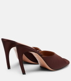 The Attico Betta 95 satin mules
