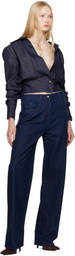 16Arlington Navy Ada Denim Jacket