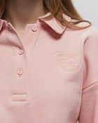 Lacoste Sweatshirts Pink - Womens - Half Zips