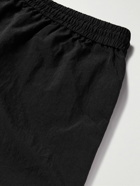 7 DAYS ACTIVE - Tapered Logo-Print Recycled-Shell Sweatpants - Black