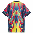 Adidas Arsenal FC. Lifestyler Jersey Top in Yellow/Pure Ruby/Night Indigo