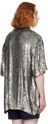 Dries Van Noten Silver Loose Shirt