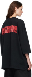 WILLY CHAVARRIA Black 'Casa de Chavarria' Buffalo T-shirt