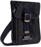 A.P.C. Navy Recuperation Neck Pouch