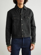 LOEWE - Anagram Logo-Appliquéd Denim Jacket - Black