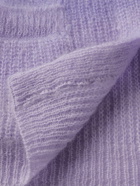 Isabel Marant - Ombré Brushed Mohair-Blend Cardigan - Purple