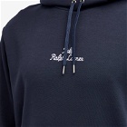 Polo Ralph Lauren Men's Chain Stitch Logo Hoodie in Aviator Navy