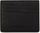 Maison Margiela Black Grained Leather Card Holder