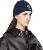 Acne Studios Navy Merino Wool Beanie