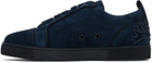 Christian Louboutin Navy Fun Louis Junior Sneakers
