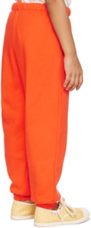 TINYCOTTONS Kids Orange 'Tiny' Lounge Pants