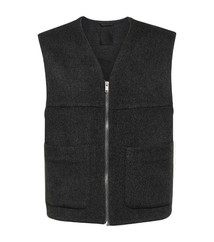 Photo: Givenchy Cashmere and wool zipped vest