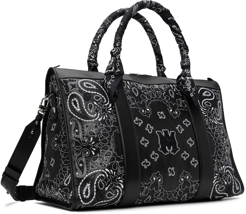 AMIRI Black Weekender Travel Bag Amiri AMIRI Black Weekender Travel Bag Amiri