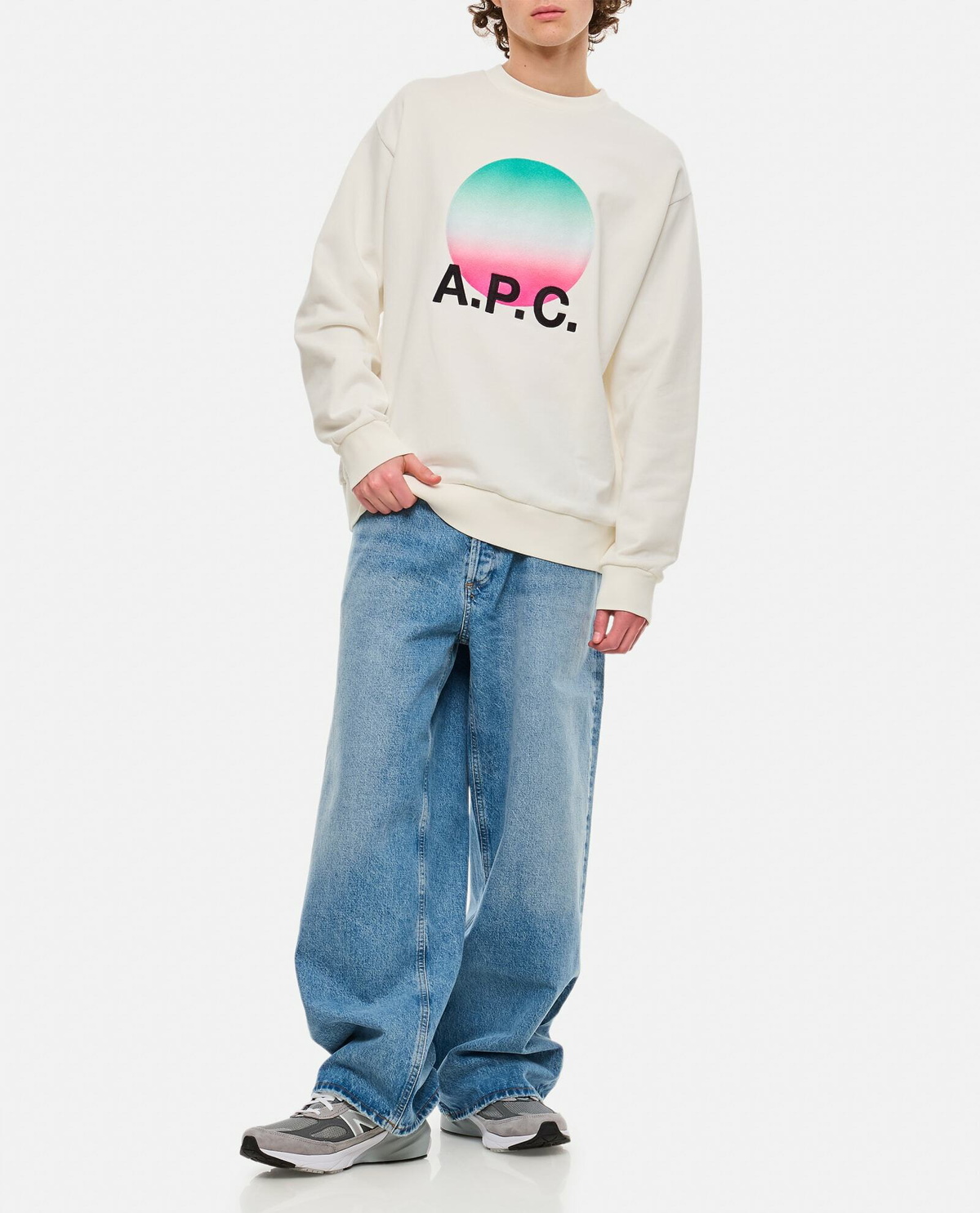 【送料&関税込】A.P.C. Sunset Crewneck Cotton Sweatshirt A.P.C. Sunset Crewneck Cotton Sweatshirt A.P.C.