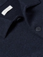 Hamilton And Hare - Wool-Blend Shirt Jacket - Blue