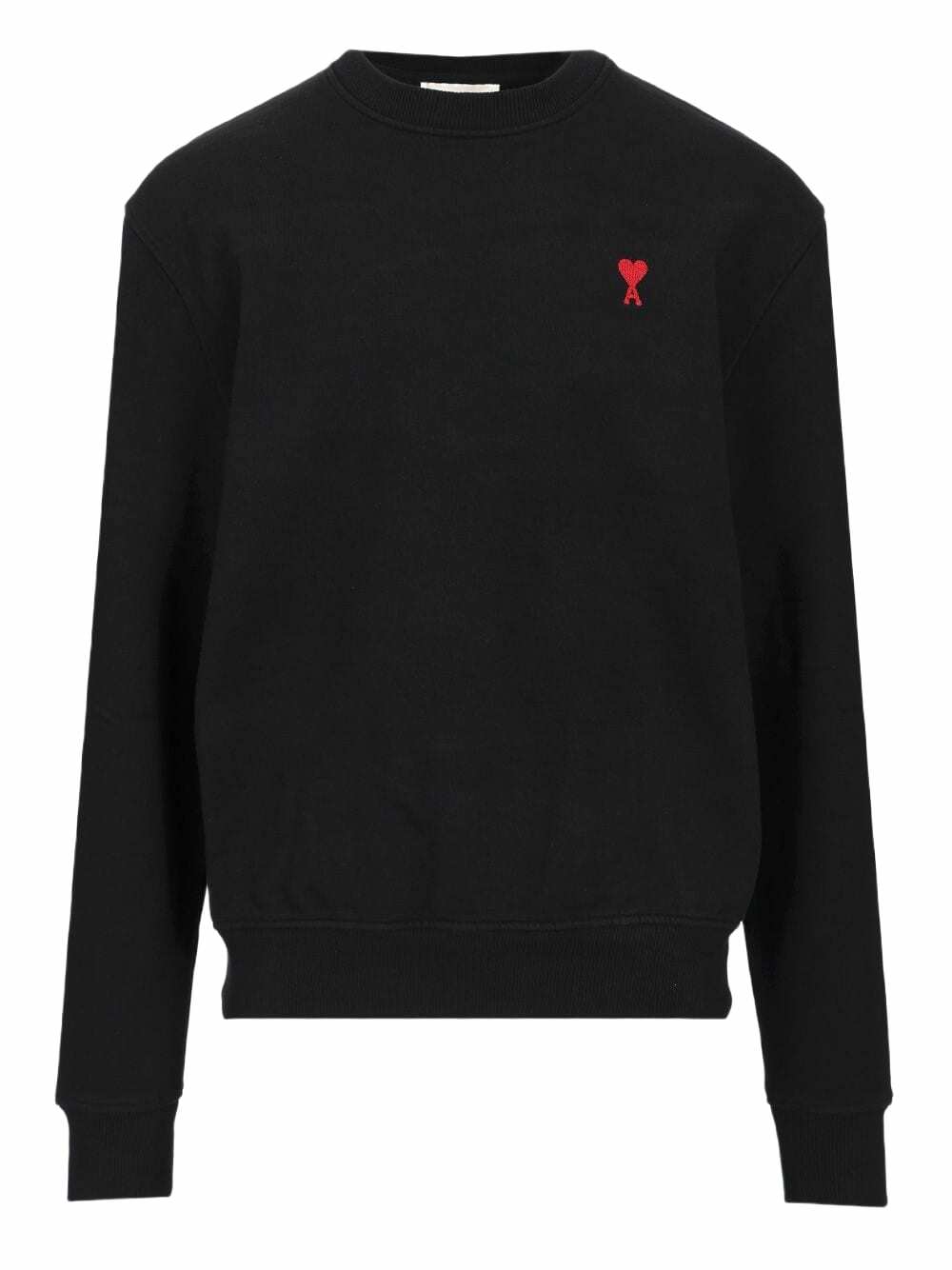 AMI Alexandre Mattiussi Black Ami Paris Half-Zip Sweatshirt AMI