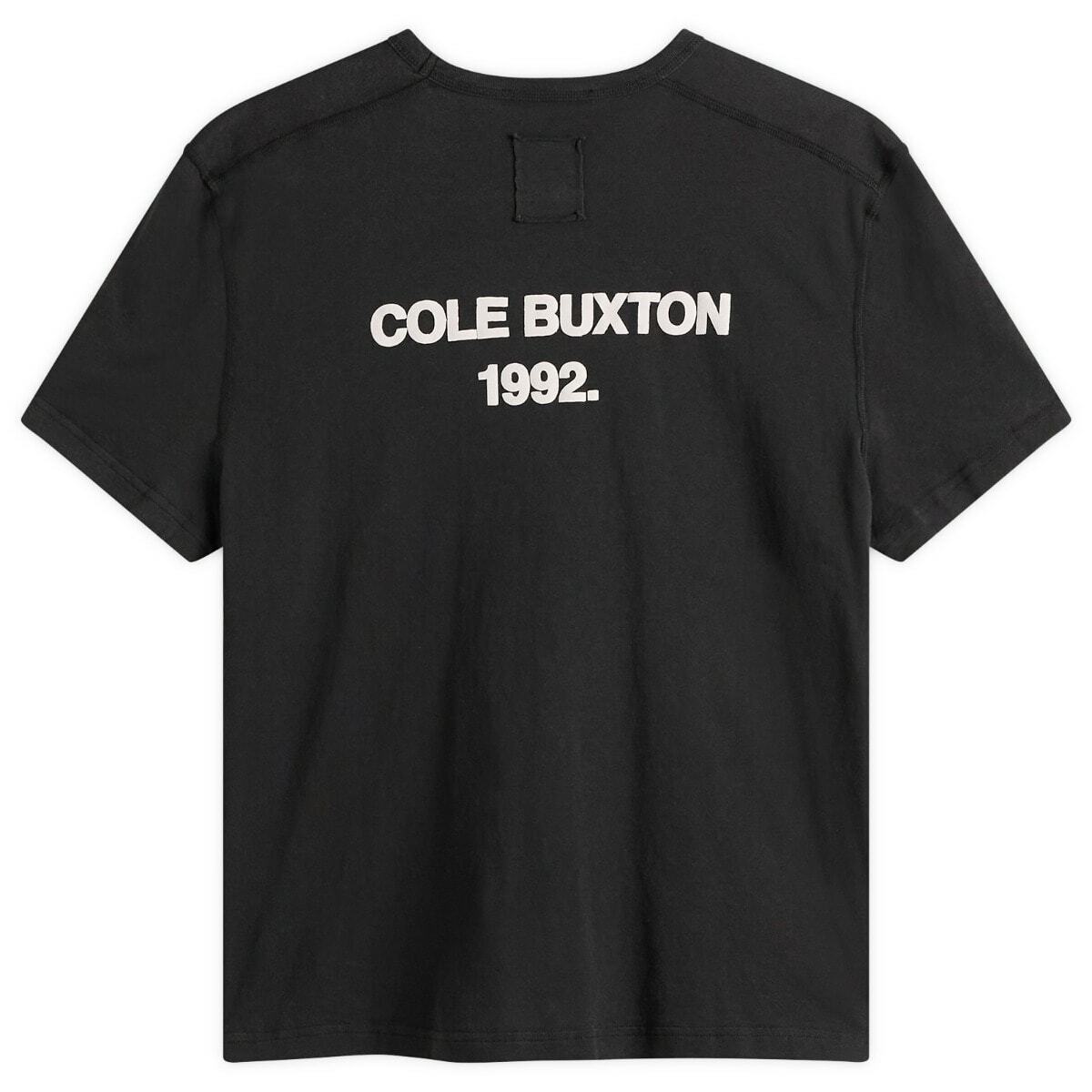 Cole Buxton Men's CB 1992 Backstage T-Shirt in Vintage Black