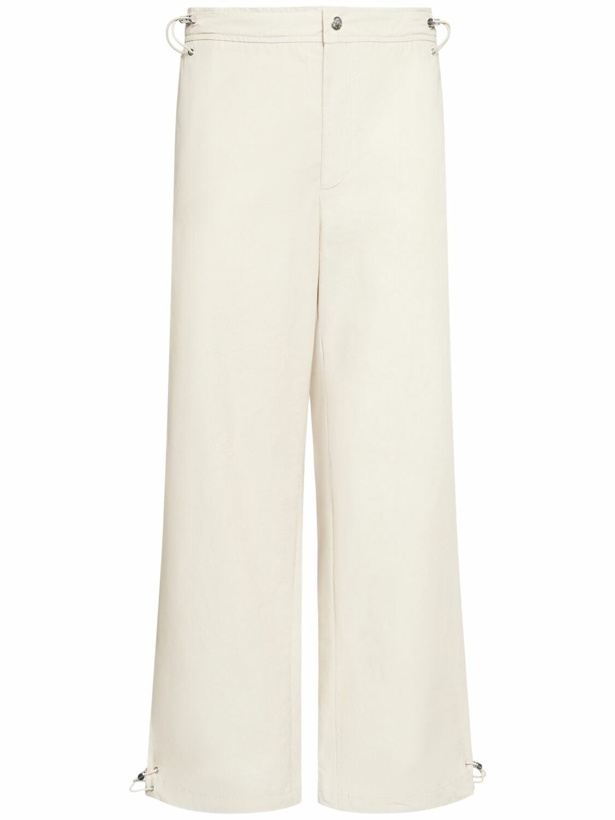Photo: MONCLER Soft Cotton Canvas Pants