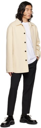 Jil Sander Beige Spread Collar Jacket