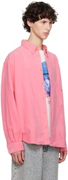 Acne Studios Pink Patch Shirt