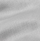 TOM FORD - 8cm Silk and Linen-Blend Jacquard Tie - Men - Silver