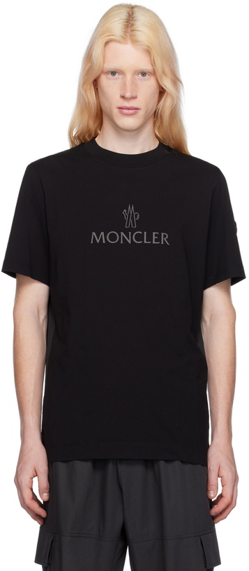 Photo: Moncler Black Bonded T-Shirt