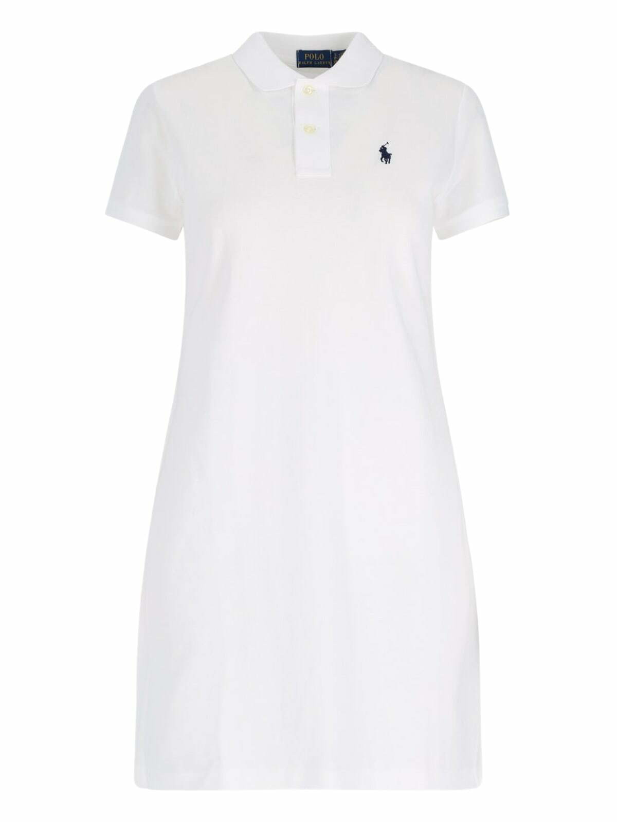 ワンピース POLO RALPH LAUREN Woman Dress White 211928804 001 Polo Ralph Lauren Dress White Womens Polo Ralph Lauren