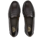 Bass Weejuns Men's Larson Penny Loafer in Chocolate Leather