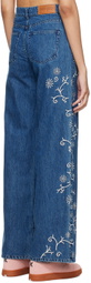 Kenzo Indigo Ayame Jeans