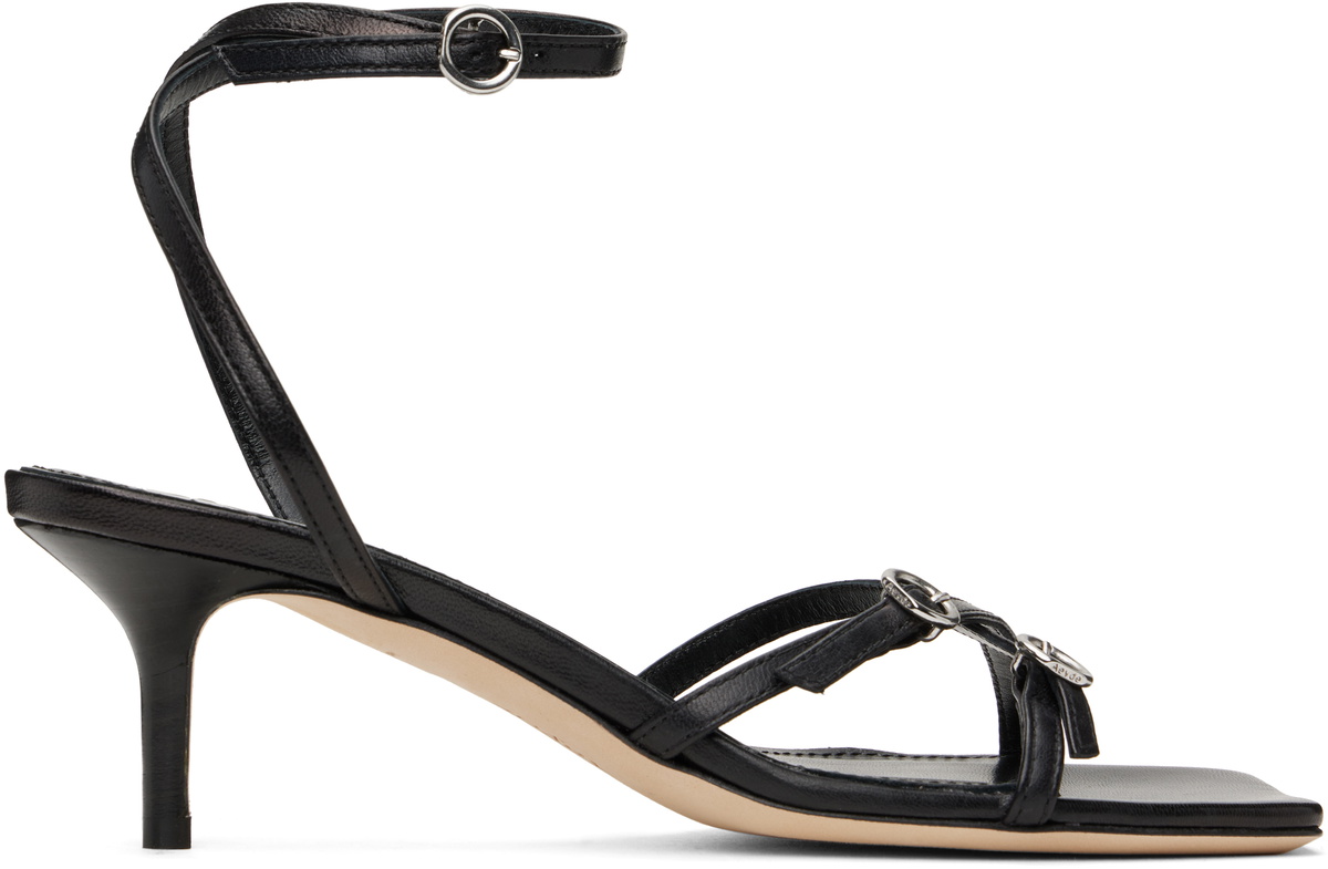 Aeyde Black Mikita Heeled Sandals Aeyde