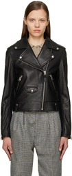 MACKAGE Black Baya Leather Jacket