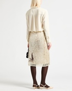 Peserico Womens Midi skirt in Beige