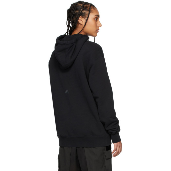 A-Cold-Wall* Black Logo Zip-Up Hoodie A-Cold-Wall*