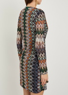 Missoni Patterned Fine-knit Mini Dress Multicoloured
