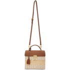 Mark Cross Beige and Brown Sara Bag