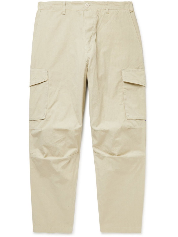 Photo: EDWIN - Sentinel Tapered Garment-Dyed Cotton-Ripstop Cargo Trousers - Neutrals