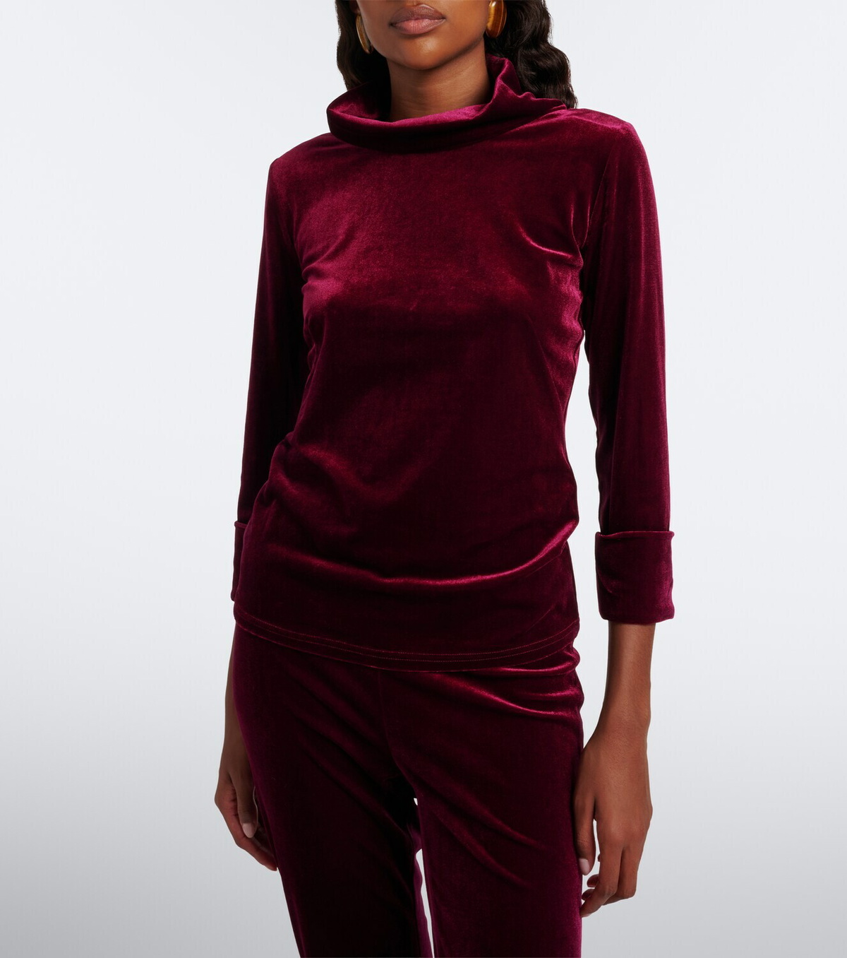 Dorothee Schumacher Velvet high-neck top