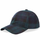 A.P.C. Men's Charlie Check Wool Cap in Khaki