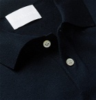 Handvaerk - Mercerised Pima Cotton-Jersey Polo Shirt - Blue