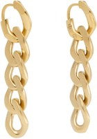 Maison Margiela Gold Gourmette Collection Earrings