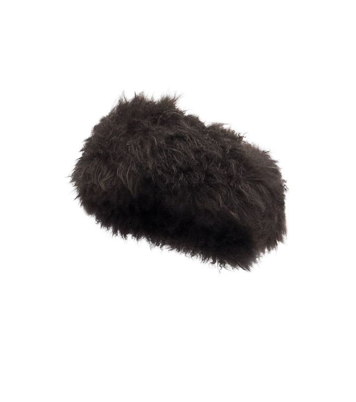 Photo: Yves Salomon Shearling headband
