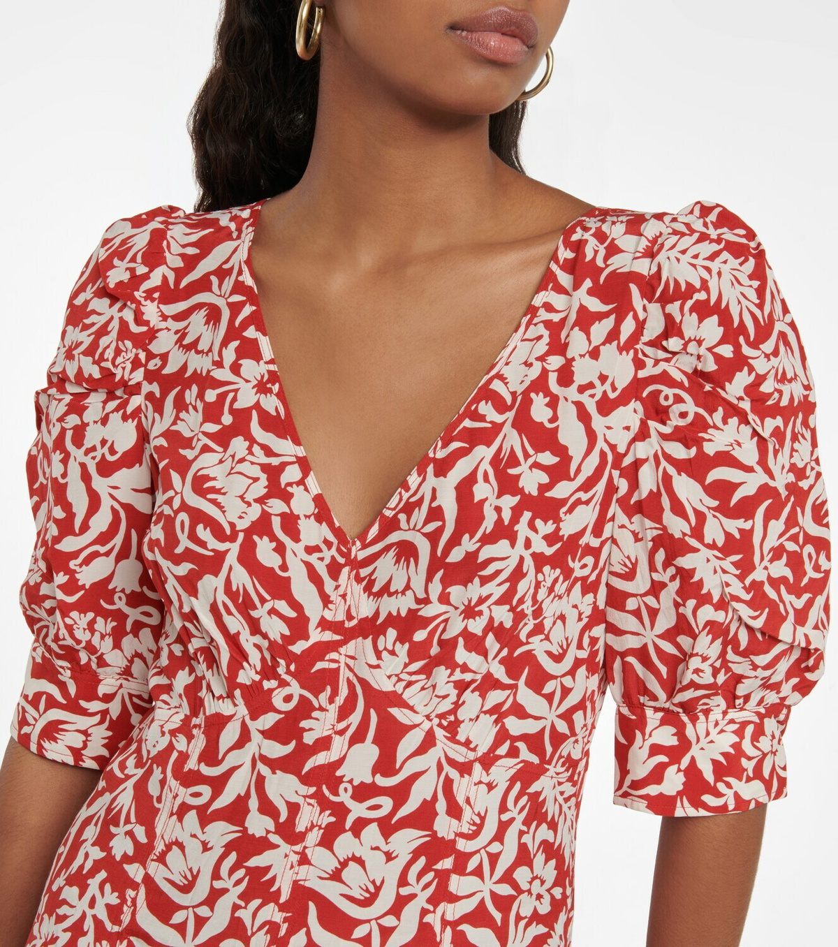 polo ralph lauren red floral dress Women's Petite Dresses & Jumpsuits