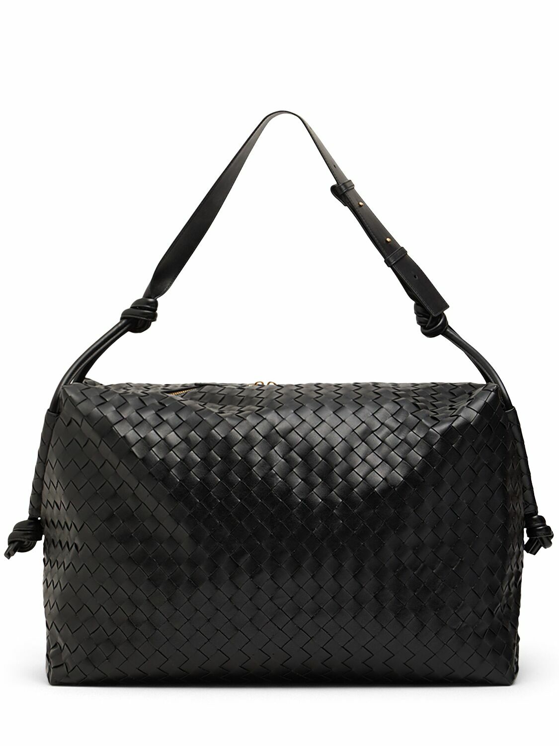 【関税&送料込】Bottega Veneta Bags Black Bottega Veneta Intrecciato Black Shoulder Bag | Luxury