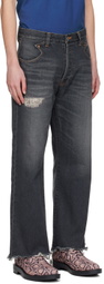 RICE NINE TEN Black Lovely Jeans