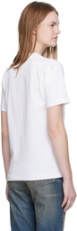 BAPE White Crystal Stone College T-shirt