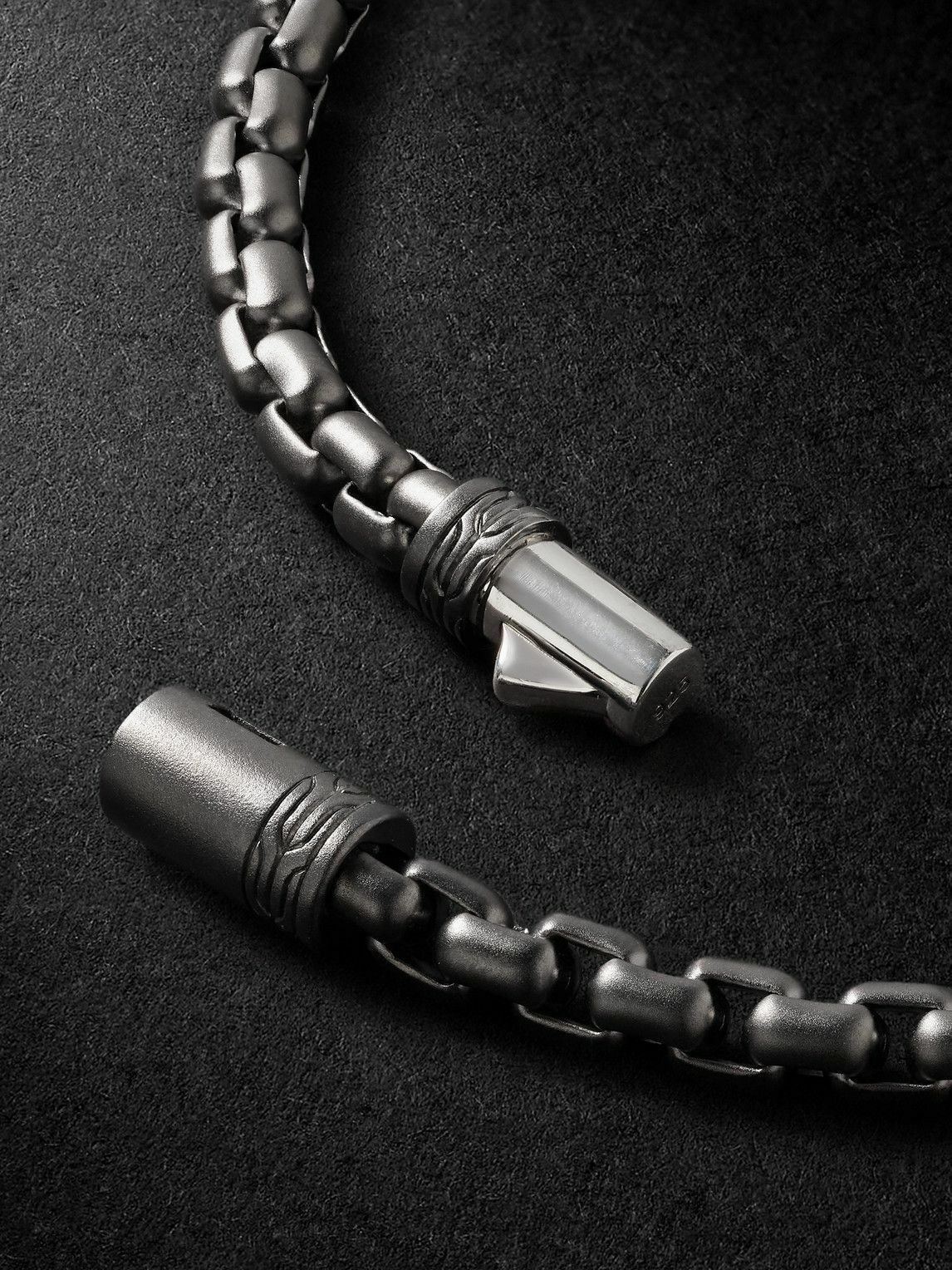John Hardy - Rhodium-Plated Box Chain Bracelet - Silver