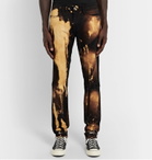 424 - Distressed Bleached Denim Jeans - Black