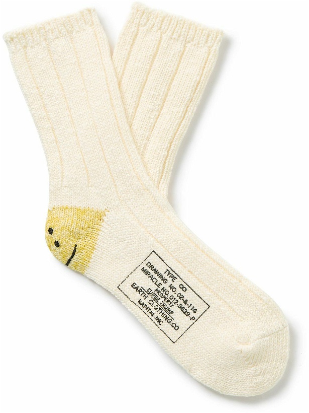 Photo: KAPITAL - Intarsia-Knit Cotton-Blend Socks